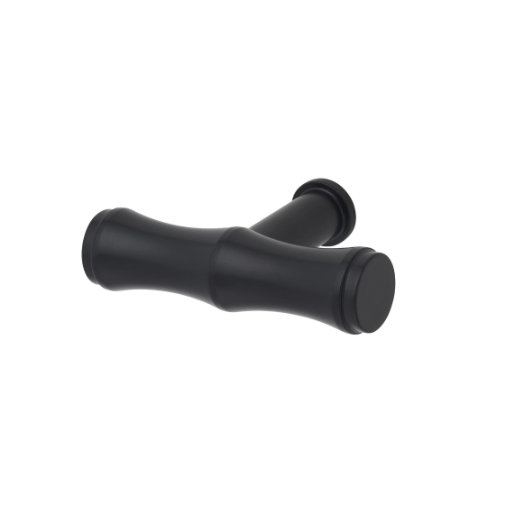 Bamboo T-Bar Knob Handle Matt Black