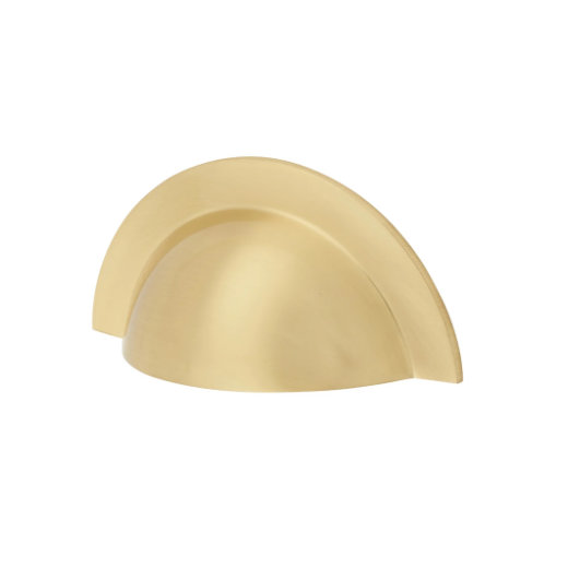 Cup Handle Brushed Satin Brass
