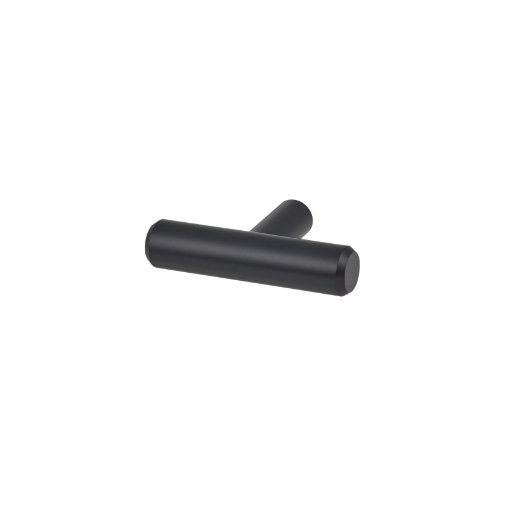 T Bar Knob Handle Matt Black